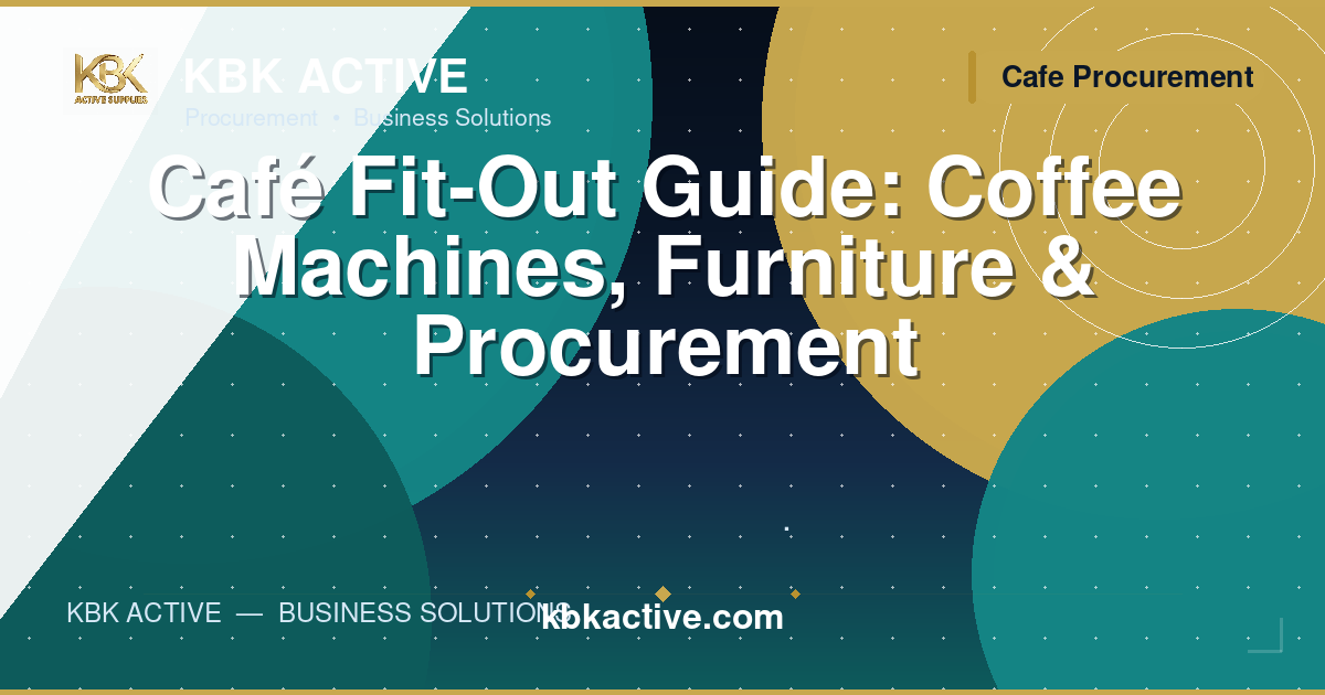 Café Fit-Out Guide: Coffee Machines, Furniture & Procurement