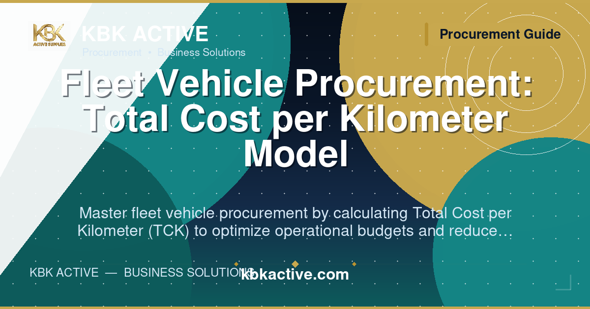 Fleet Vehicle Procurement: Total Cost per Kilometer Model
