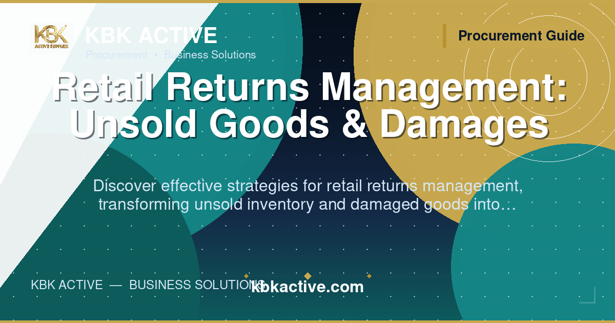 Retail Returns Management: Unsold Goods & Damages