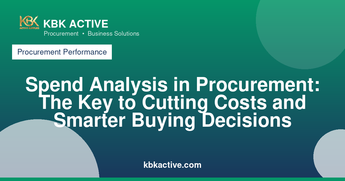 Spend Analysis in Procurement: The Key to Cutting Costs and Smarter Buying Decisions